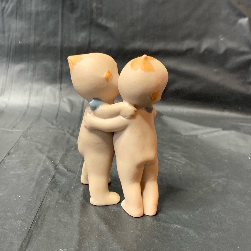 Rose O’Neill Hugging Dolls Vintage Bisque Cream Beige German 1912 Collectible - Picture 3 of 7